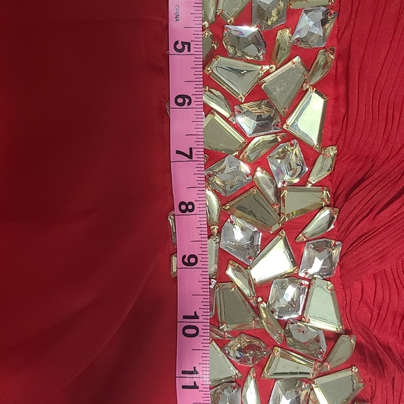 Beautiful Red Dress designed by Blush Size 10 - Picture 7 of 16